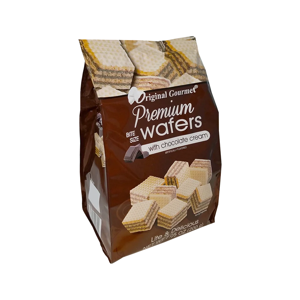 cocoa butter chocolate premium bite size candy wafers and