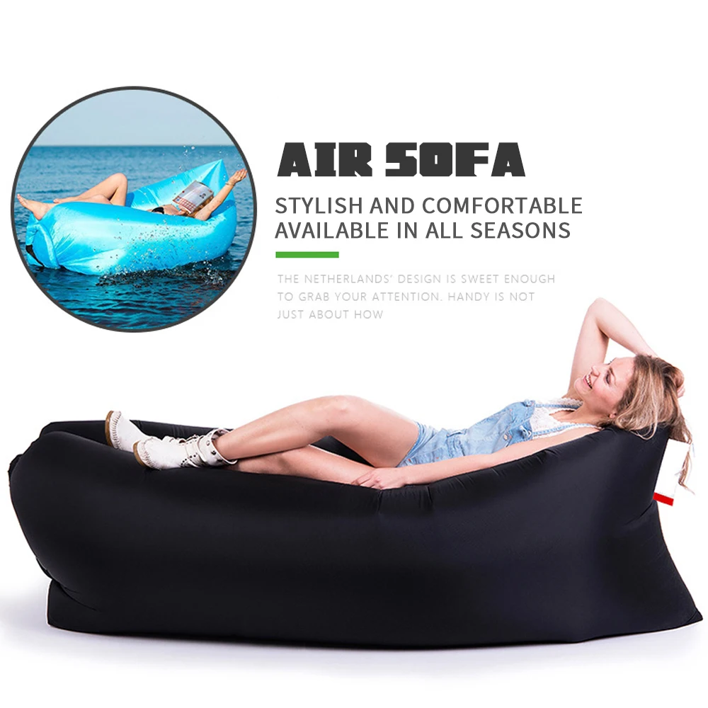 outdoor portable lazy inflatable sleeping camping