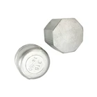 Stainless Steel Pipe 3/4" Female Carbon Black Stainless Steel Pipe Fittings RoundCap Octagonal Malleable Iron Screwcap
