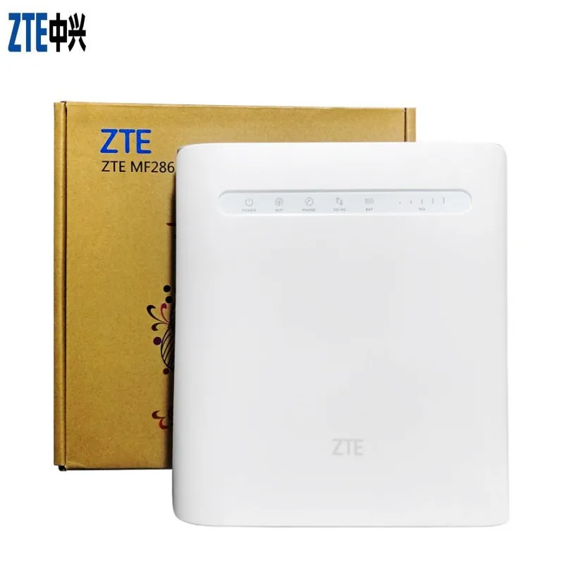 Flash carry out semiconductor Unlocked Original Cpe Router Zte Mf286 With Antenna 4g With Sim Card Slot  Router Hotspot Wifi Router - Buy Original 300mbps Cat6 Zte Mf286 Lte Cpe  Wifi Hotspot Router Support Lte Fdd