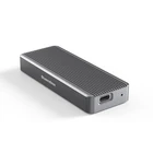 Hard Disk Aluminum M2 Ssd Case Usb 3.2 Hdd Casing Nvme Enclosure M.2 To Usb Type C Hard Disk Case Thunderbolt 3 Ssd Enclosure
