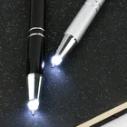 Light Pen Promotional Aluminum Barrel Logo Custom Led Tip Light Pen