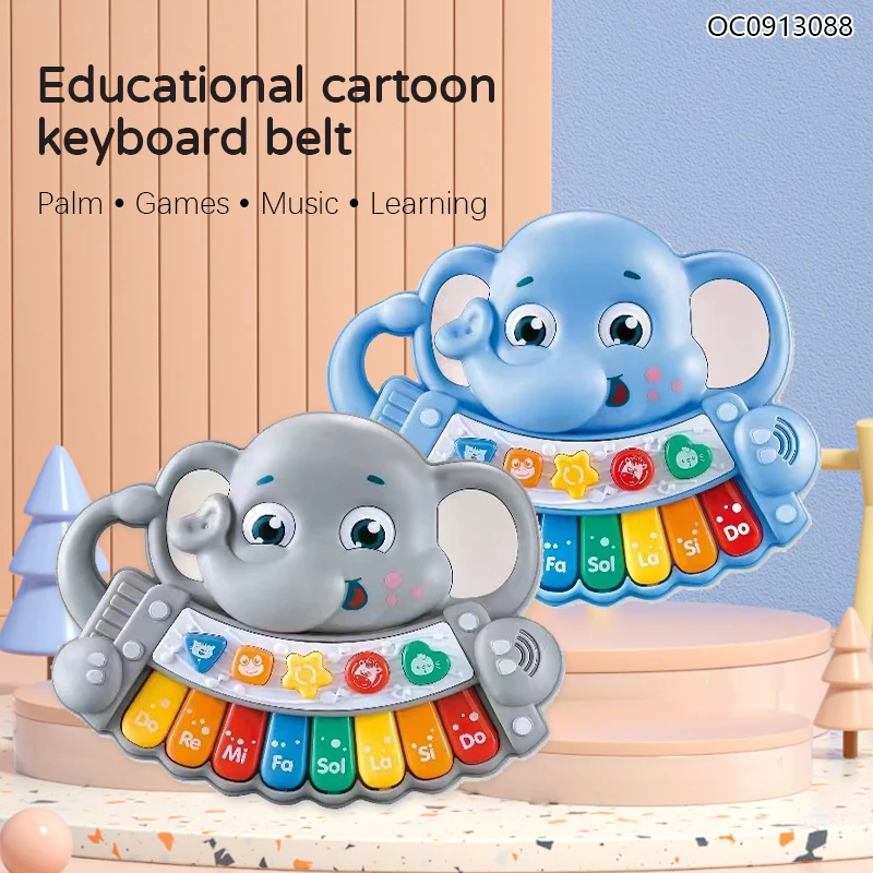 Elephant piano mini electronic keyboard baby musical toys instruments organ
