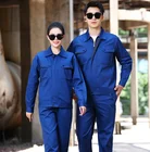 Wear Work Customize Styles Long Sleeved Workers Jackets Suit Uniform Wear Resistant Repair Work Clothes