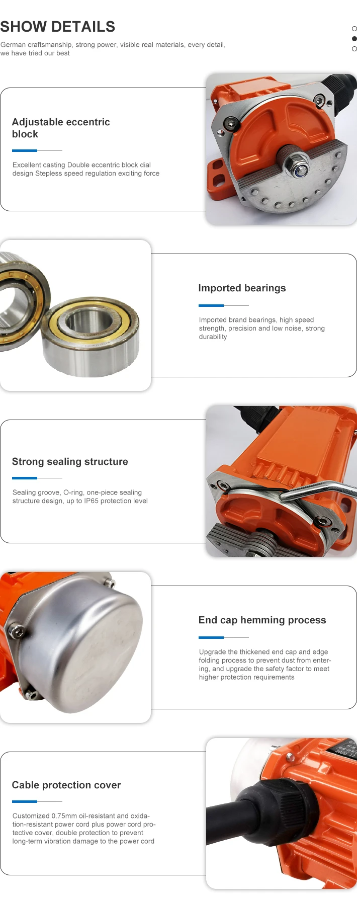 Single-phase Vibration Motor, 12V/24V, 3ie - detail 8