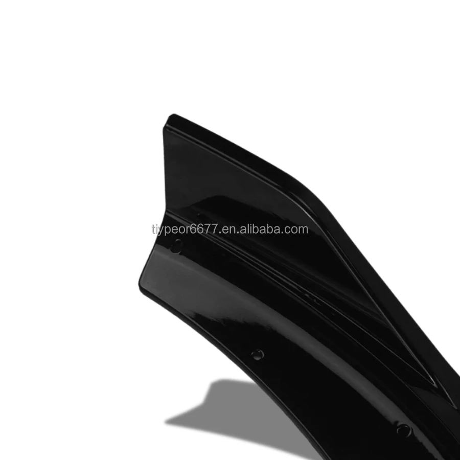 product car front lip diffuser splitters for dodge charger srt 2015 2021 auto bumper plastic accessories body kit scratch protector-6