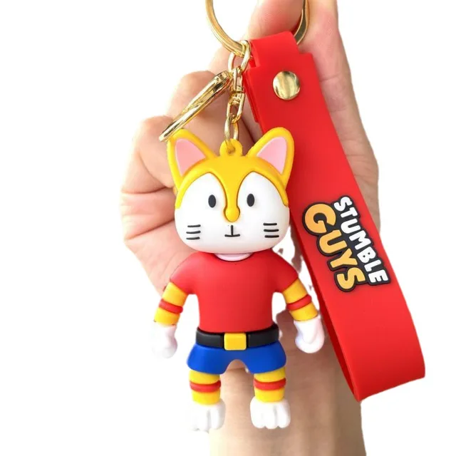 Wholesale 3D PVC Pendant Keychains Fashion Cartoon Character Key chains Custom Logo