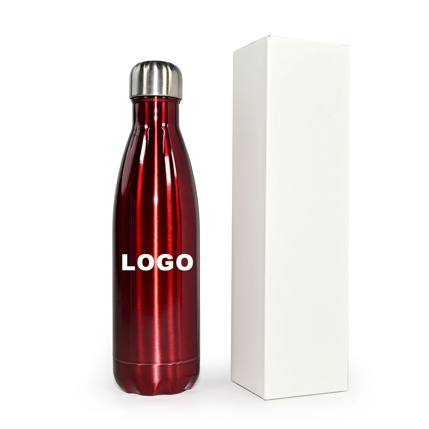 food grade sport 750ml insulated cola bottle double single wall stainless steel water bottle