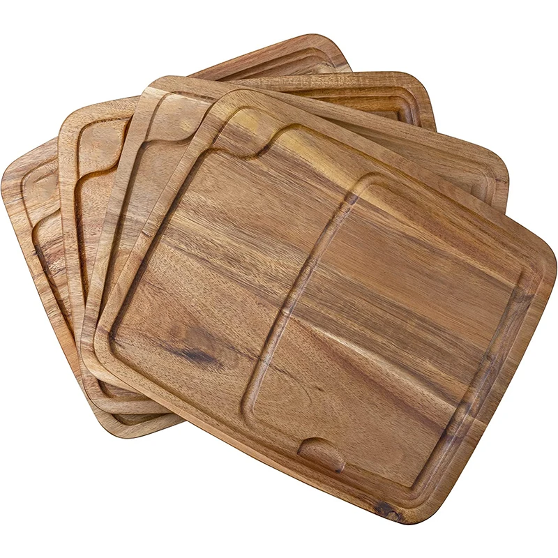 product acacia butcher block large wood cutting boards set of 4 for kitchen-4