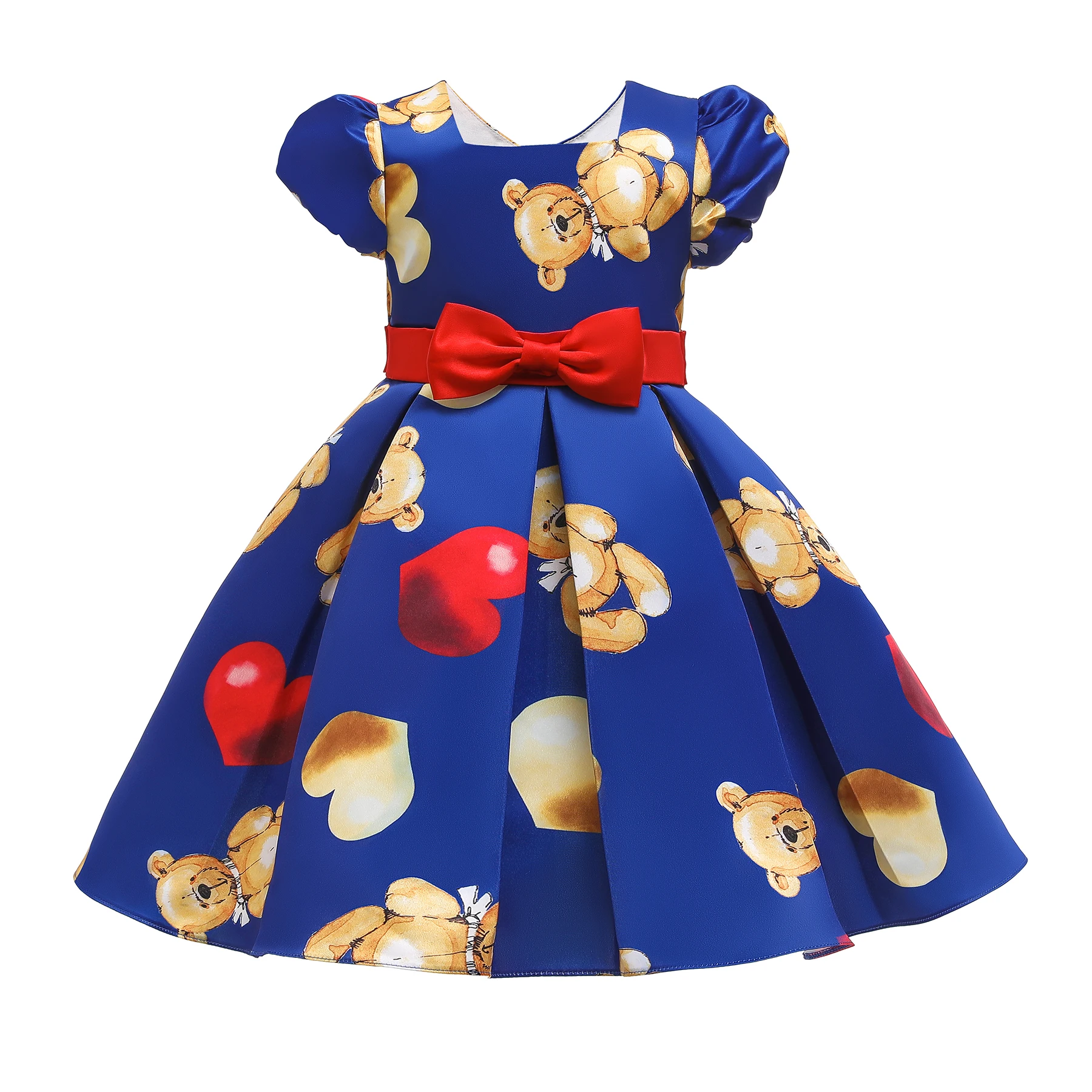 toddler girls baby princess dress up children print party gown