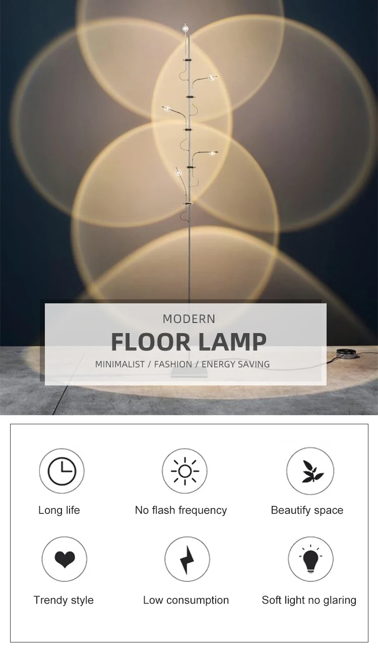 pmu8301 new design indoor decoration bedroom living room stainless steel crystal led floor light -0