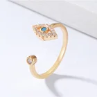 Jewelry Opal Milskye Wholesale 925 Sterling Silver Women Jewelry Opal Evil Eye Open Ring