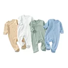 New Born Baby Clothes Baby Clothes Baby Clothes Wholesale New Born Footie 100% Cotton Newborn Baby Clothes