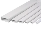 Cable Pvc 15mm * 10 Mm White Cable Trough Through Trough Flame Retardant Insulation PVC Cable Trough