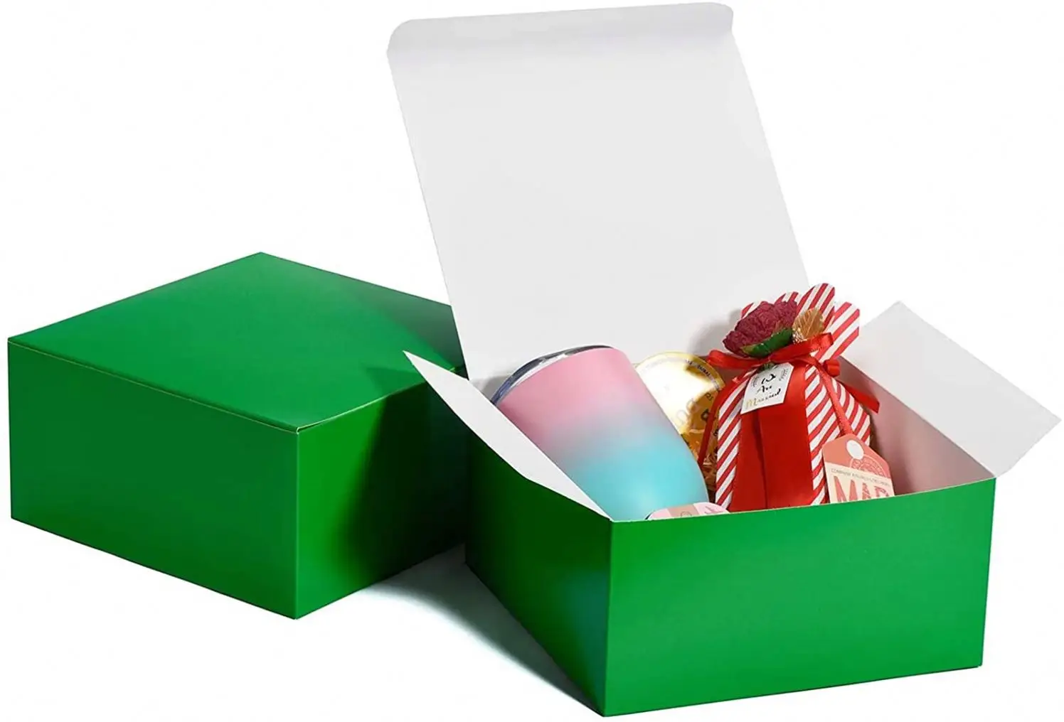 pink gift box 8x8x4, Bridesmaid Proposal Box Groomsmen Proposal Gift Boxes for Presents Birthday Christmas Wedding Party