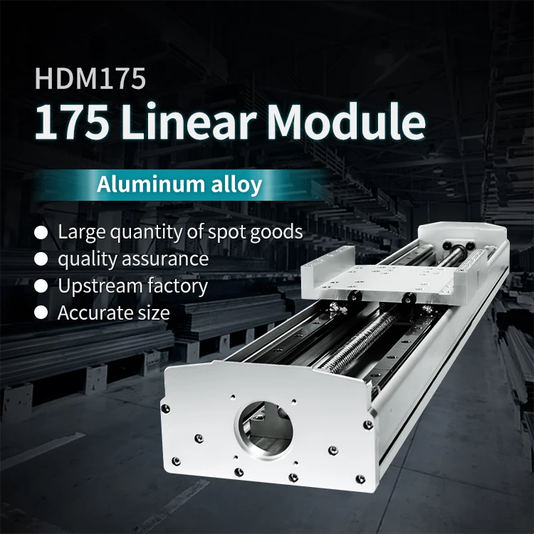 175 Semi Enclosed Dust-proof Ball Screw Sliding Table Module Three-axis Motion Platform Single Axis Robot Linear Module details