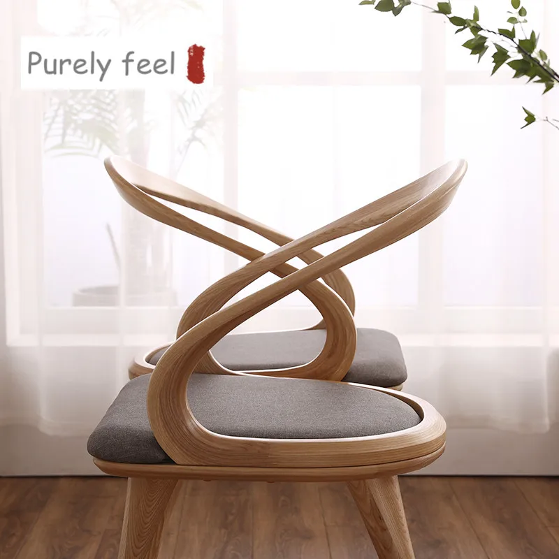 saucer chair wood