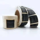 Gold Sticker Custom Waterproof Private Candles Label Matte Gold Foil Sticker Label Printing For Candle Jars
