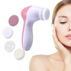 New Custom Mini Electric Wireless Raedia Exfoliating Sonic Facial Cleansing Brush Silicone Waterproof Face Spin
