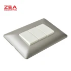 Socket AM2301.3W.MCS Wall Switch American Standard Italy Europe Socket Light Home