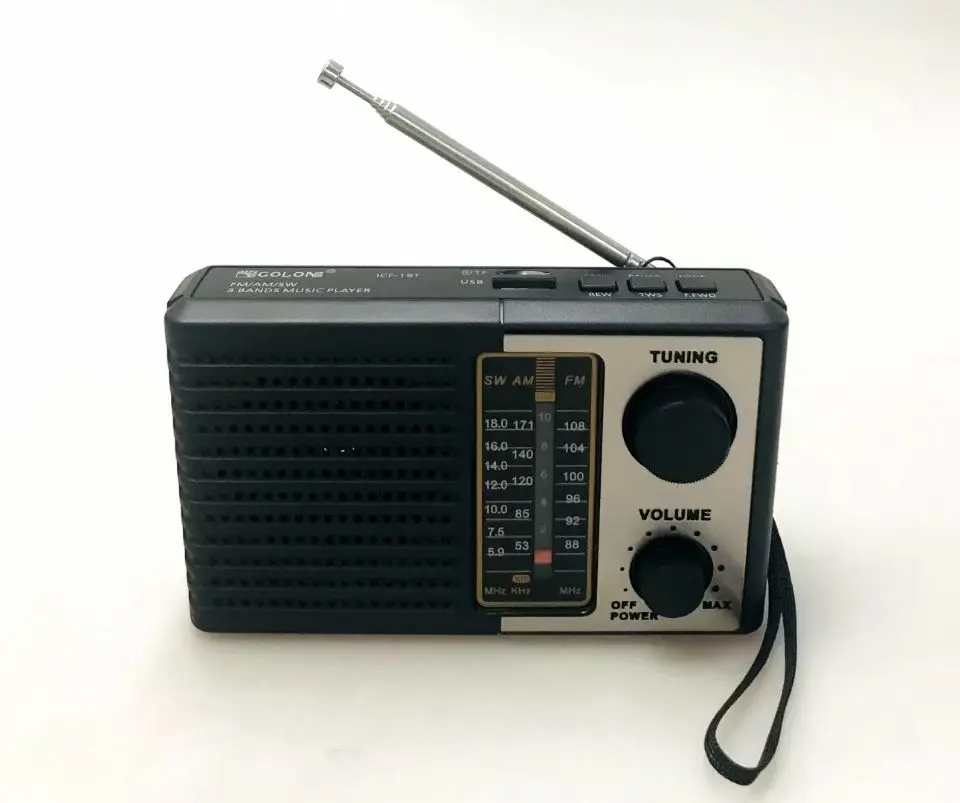 Golon Icf Bt Portable Am Fm Sw Band Retro Cheap Radio With Blueteeth