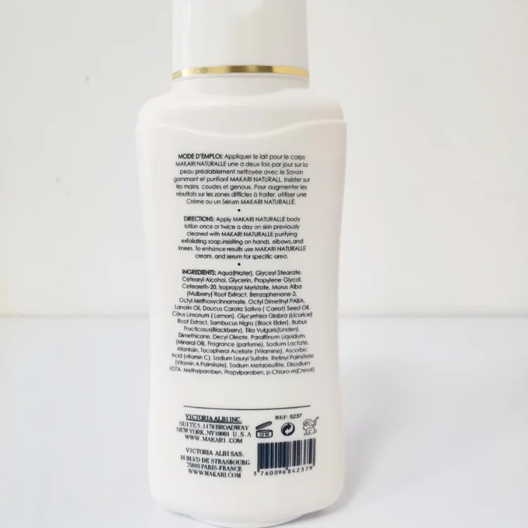 Makari Whitening Body Tone Lotion Brightening Likas Kojic Gold Caro