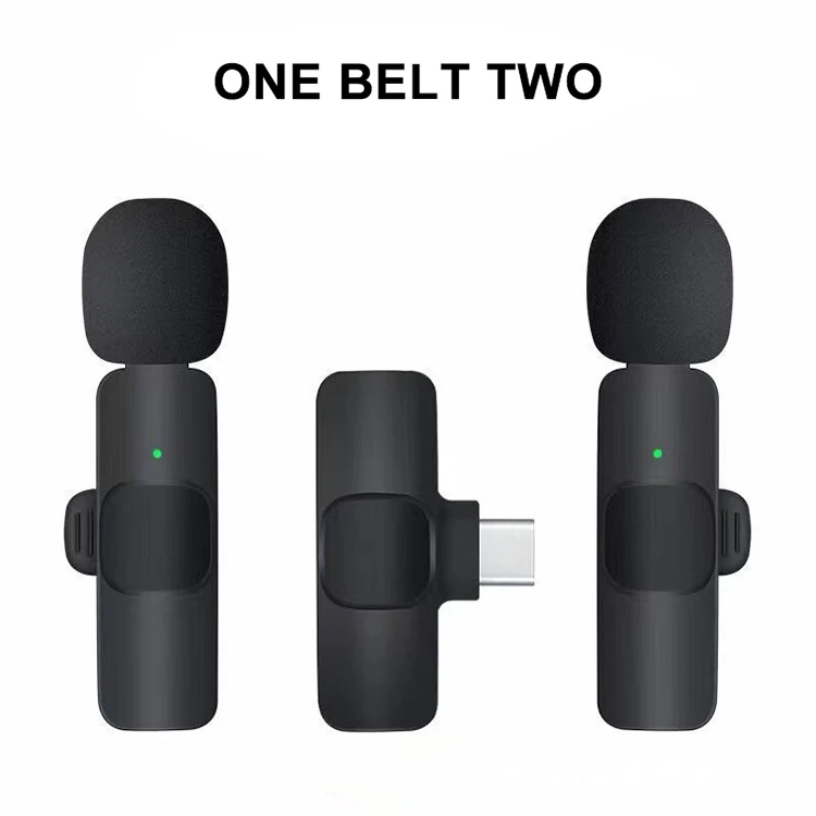New Product Update Factory Portable Mini Wireless Lavalier Microphones Podcast Microphone Mic For Phone