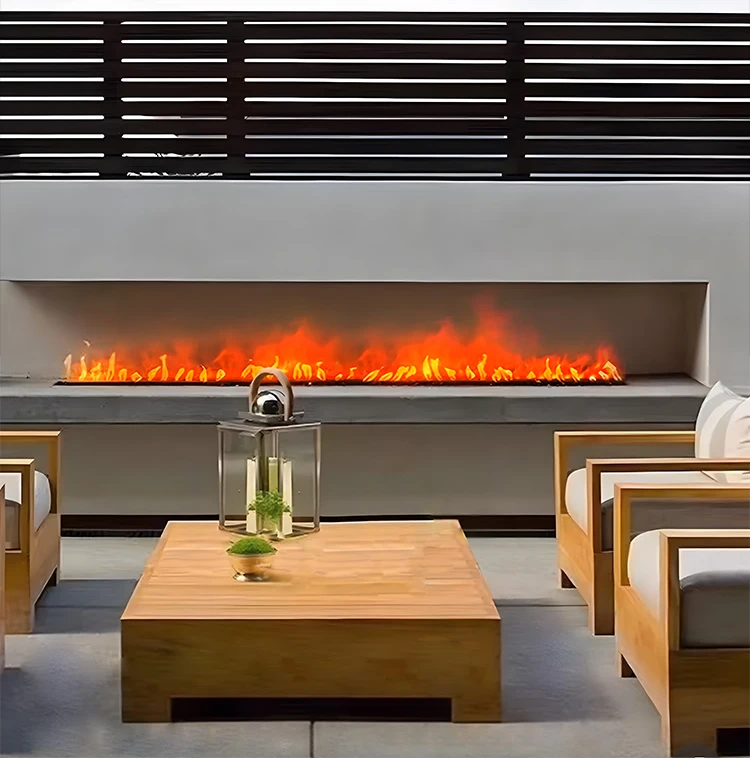 Electric Fireplace, 700MM, Steel - detail 6