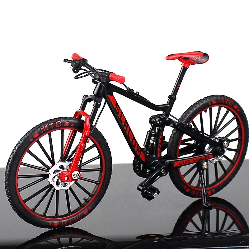 Diecast Bike Model 1:10 Scale for Bicycle Model Collection Hobby Decoration 