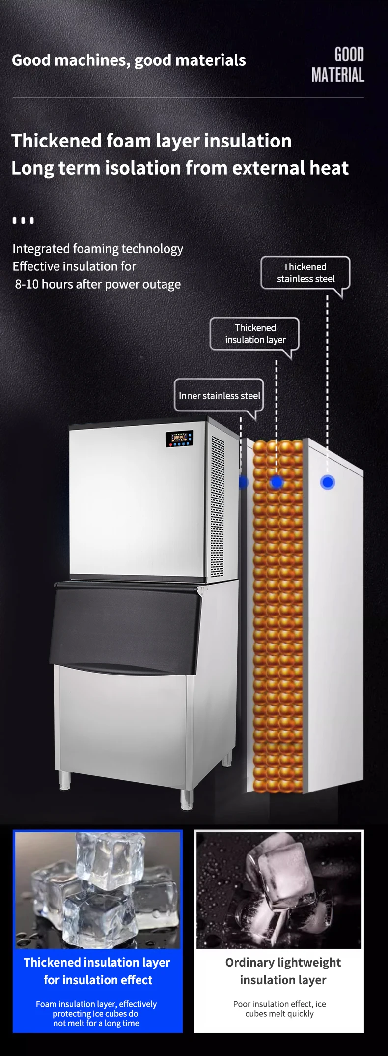 Ice Machine, 400-600KG, Electric - detail 18