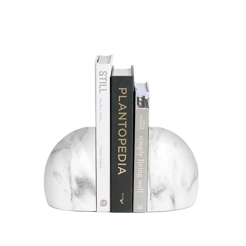 New design resin bookends for home ornament Book holder decoration home office decor accessories resin bookend