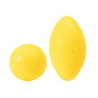 Non Toxic Dog Toys Non Toxic Ecofriendly Blow Molding Material Interactive Rugby Dog Toys