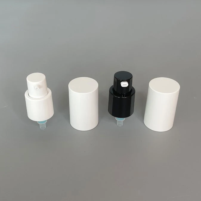 415 cosmetic treatment pump 18mm external spring emulsion pump 18mm cosmetic black pump head425-29