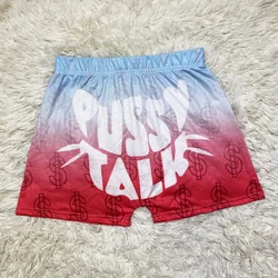 Custom New Design Popular Accept Candy Printed High Waist Plus Size Shorts Adult White Snack Summer Shorts For Women 2023 2022