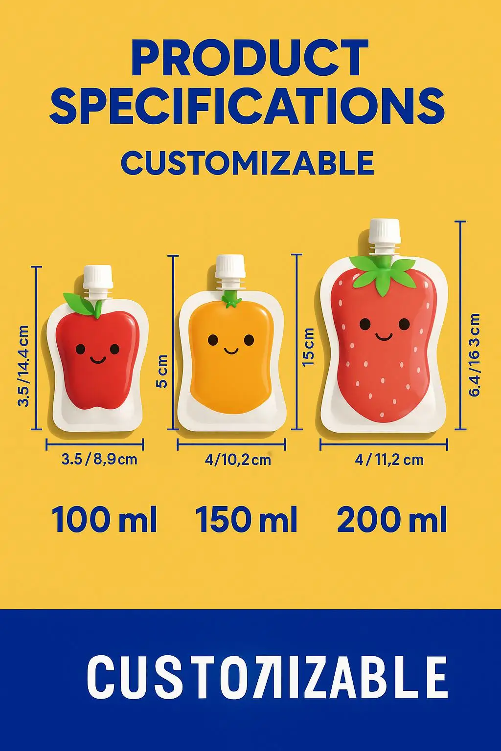 Wholesale Liquid Stand up Pouch with Spout for Children's Drink and Juice Packaging - detail 7