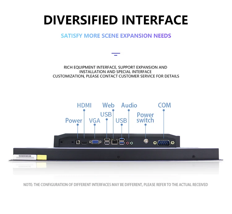 21.5 Inch Industrial Tablet PC with 10 Points Capacitive Touch Screen and 7/24 Working All in One Panel PC