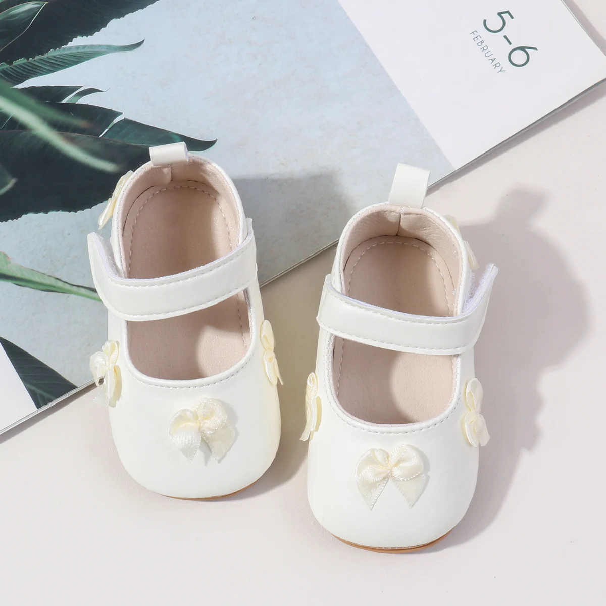 Fashion Spring&Autumn Baby Girl Butterfly Design Princess Shoes With TPR Soled Newborn Toddler Girl Shoes details
