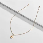 Pendant Star 2021Wholesale Zinc Alloy Pendant Drop Oil Star Moon Anchor Short Women's Necklaces