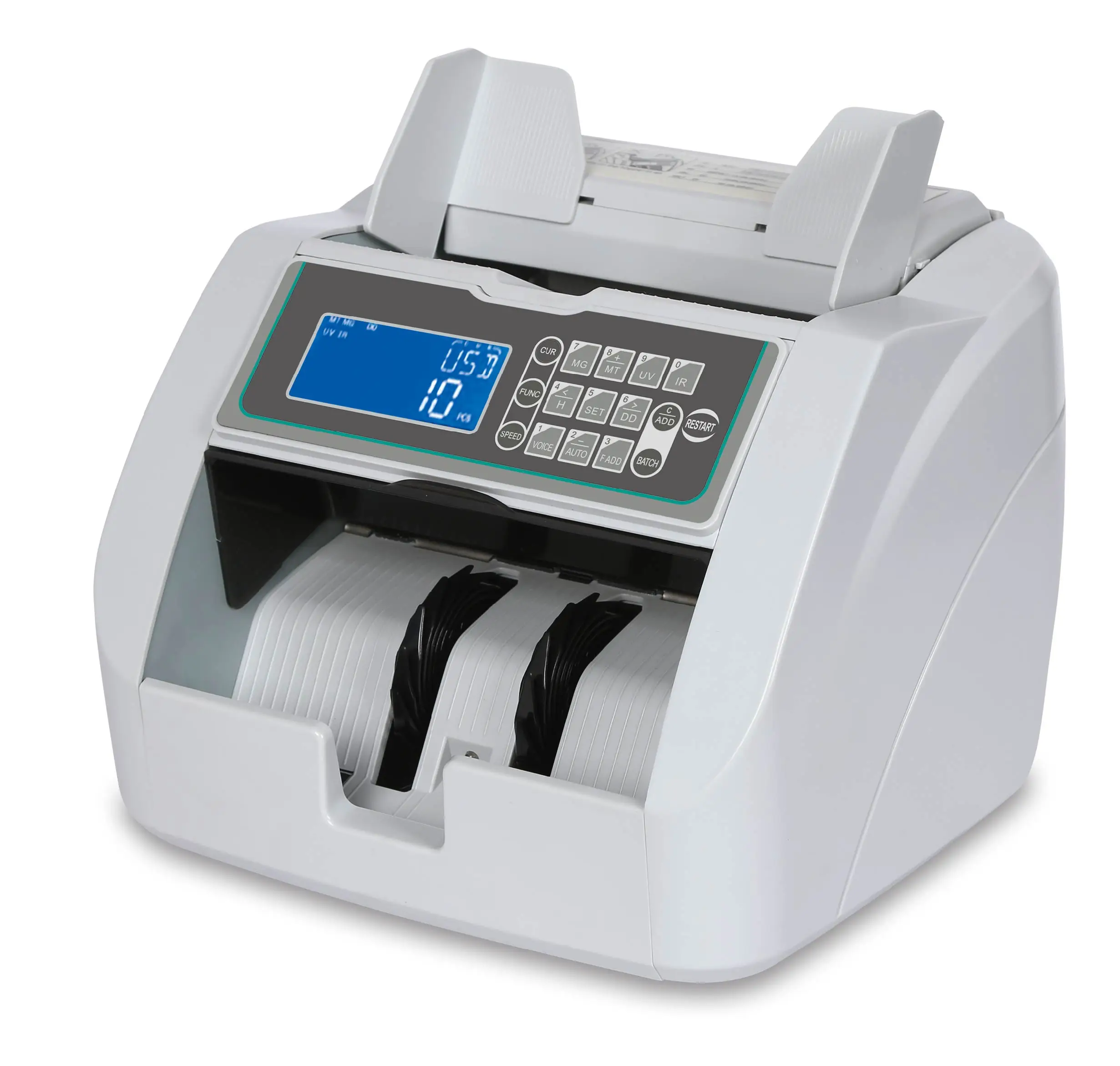 Portable Bill Counter Money Counting Machine Cash Currency Banknote UV MG 
