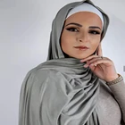 Scarves Cotton High-quality Jersey Scarf Plain Head Scarves Wholesale Cotton Jersey Scarves Muslim Hijab Shawl