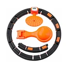 Hoop Hot Sale Auto-Spinning Hoop Detachable Ring Smart Counting Weighted Hula Circle Hoop With Exercise Ball