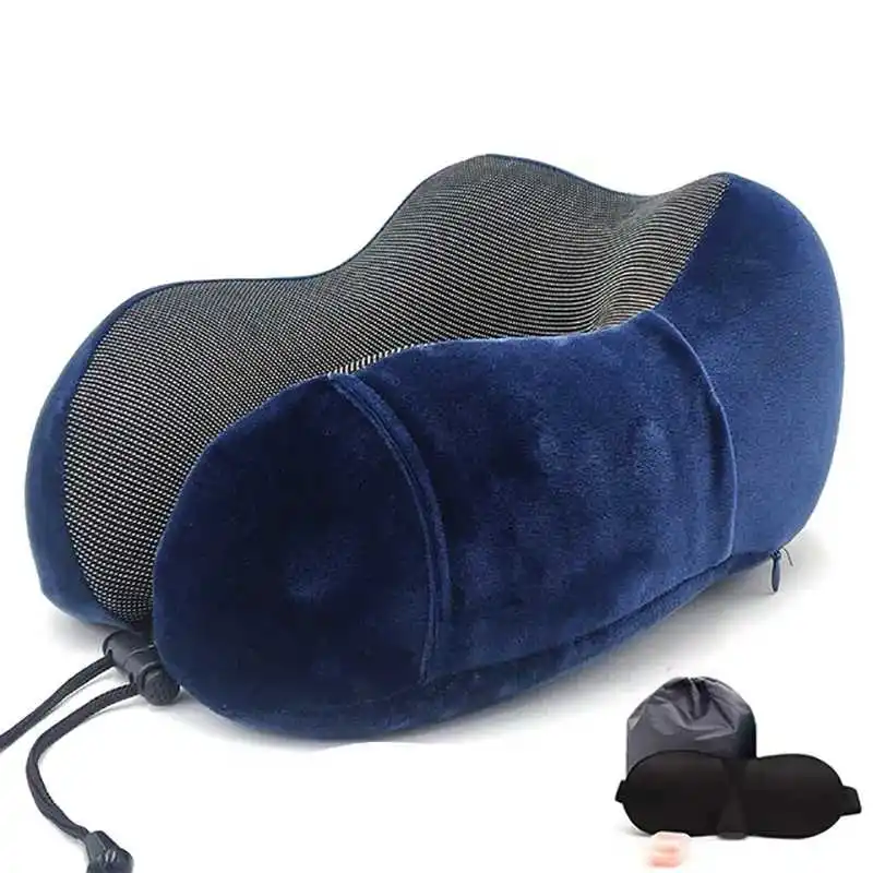 Great 1PC U Shaped Memory Foam Neck Pillows - Soft Slow Rebound Space Travel Pillow (6LT1)(F105)