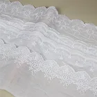 Wedding Dress Low Price Wedding Dress Embroidery Lace Trimming Cotton Embroidered Lace White