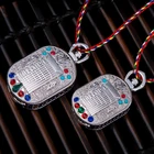 Titanium Pendants Pendant Nepal Titanium Steel Sterling Silver Pendants Religious Box Pendant