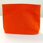 Clutch Bag Cotton Mini Cosmetic Pouch Women Zipper Closure Clutch Bag Customized Printing