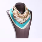 Silk Wholesale China 12M/M Silk Scarf Square Custom Printed 100% Silk Scarf For Women Silk