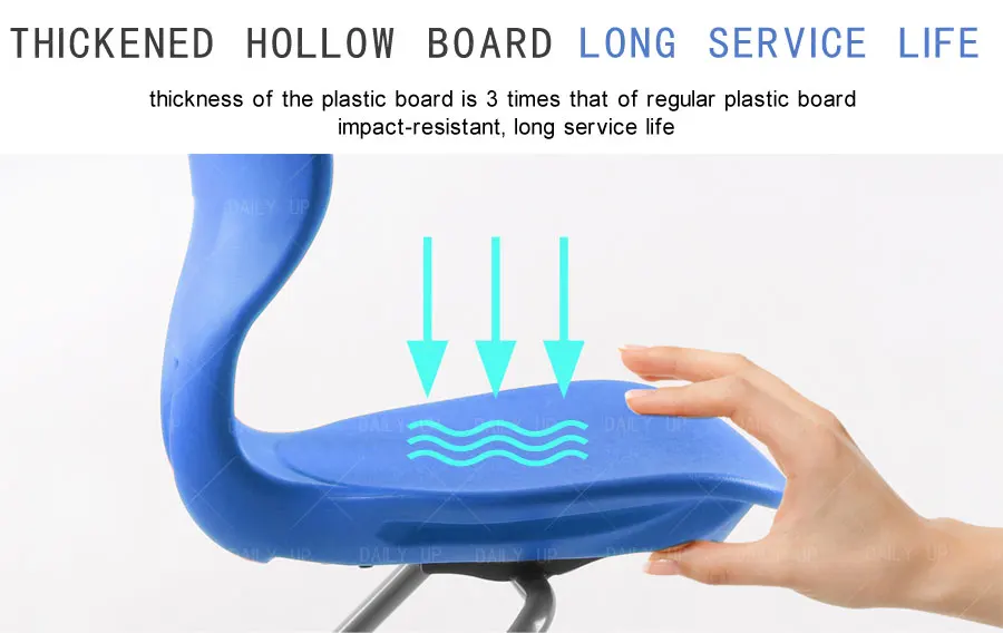Sled School Student Chair For Classroom Training Room Ergonomic Library Reading Chair Household Study Room Chair