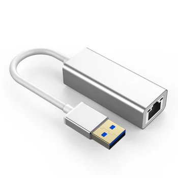 USB Gigabit Ethernet Adapter USB 3.0 Network Card to RJ45 Lan 10/100/1000 Mbps External for Windows 10 Mac OS PC Laptop RTL8153