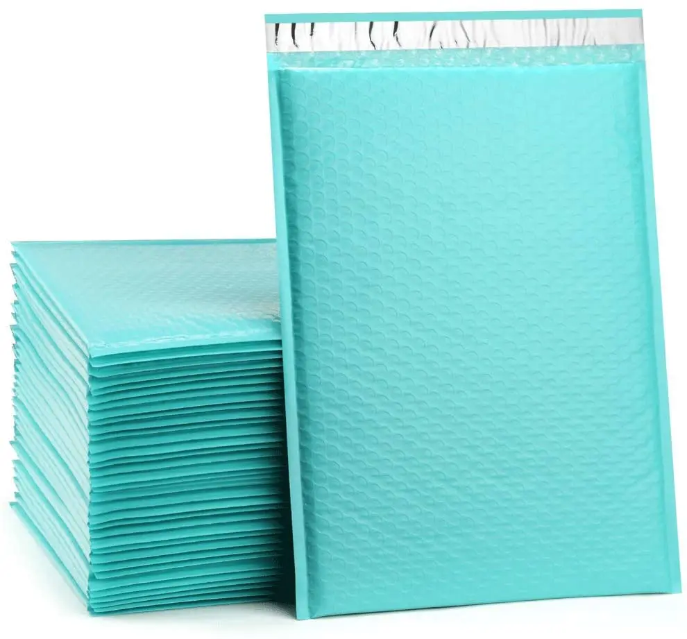 8 Blue Poly Mailers Shipping Envelopes Mailing Bags 5.9" x 7.9"_150 x 200+40mm 
