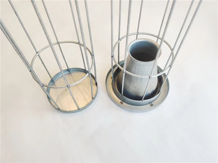 Galvanisierter Stahlfiltertüte-Rahmen Draht-Staub-Kollektor-Beutelfilter-Käfig 5